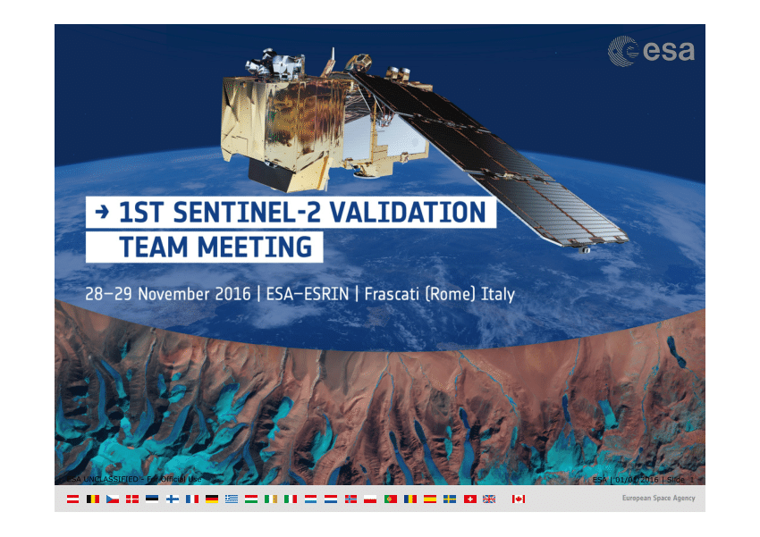 EOLAB At The 1st Sentinel-2 Validation Team Meeting